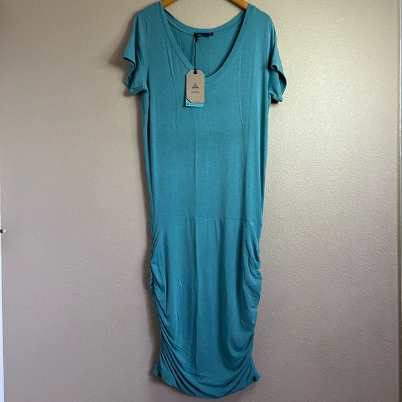 NWT PrAna Teal Foundation Dress size XL - Picture 2 of 12